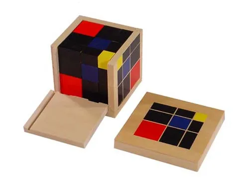 Оборудование Монтессори-триномиальная кубическая игрушка C131