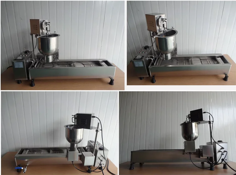Commercial Dunkin Donut/donut Making Machine/donut Fryer with 3 Moulds