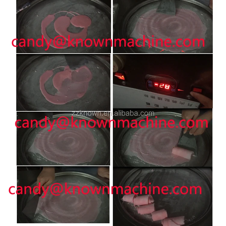 2025 India Style Fried Ice Cream Roll Machine