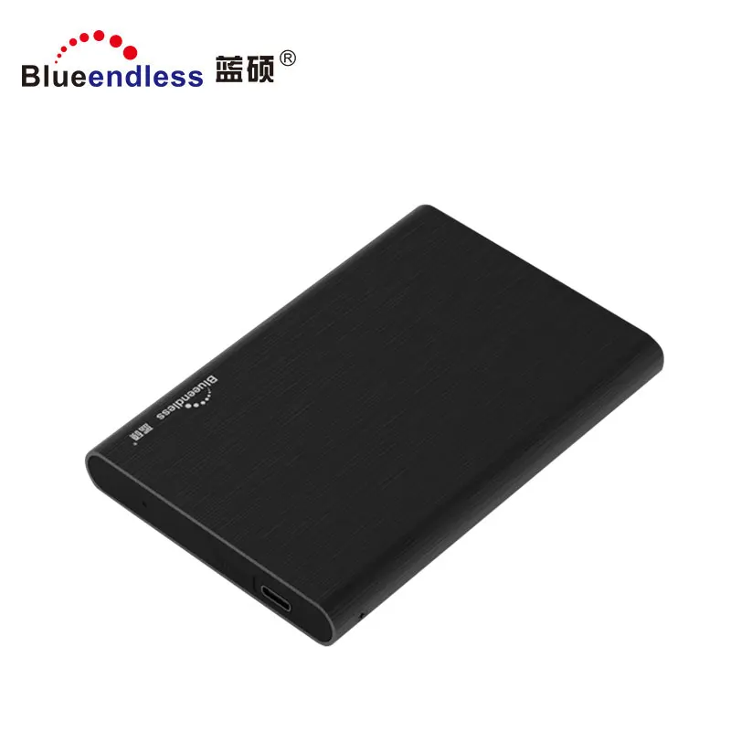 Blueendless алюминиевый корпус для жесткого диска 2 5 дюйма типа C USB 3 0 внешнего SSD высокоскоростной нагревательный Sinkable