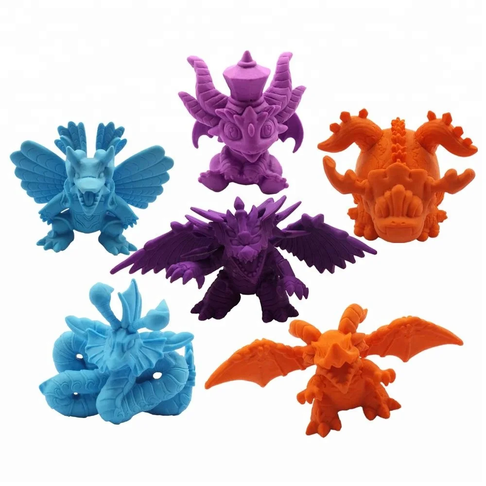 3D ластики в виде животных, японская мультяшная фигурка из фильма