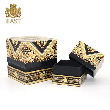 Eastbox Custom Lid And Tray Cardboard Box Customized Logo Perfume Paper  Packaging Box With Insert