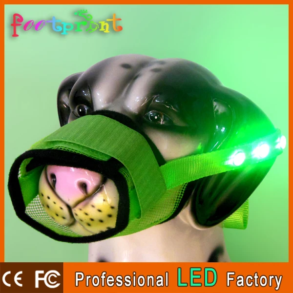 Собака pet рот-муфельные нестандартного размера из светодиодов собака рот