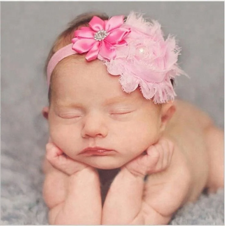 flower baby headband