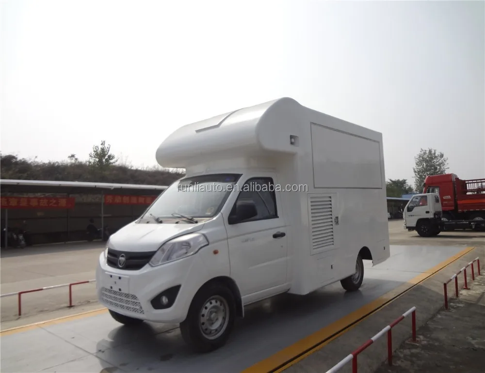 
 2018 горячий экспорт в KZ FOTON 4x2 фургон для фаст-фуда фургон для продажи  