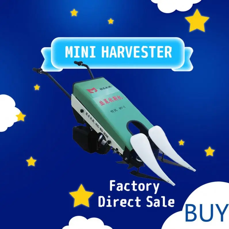 Okra Chinese Chives Harvester Green Leek Reaper Machine
