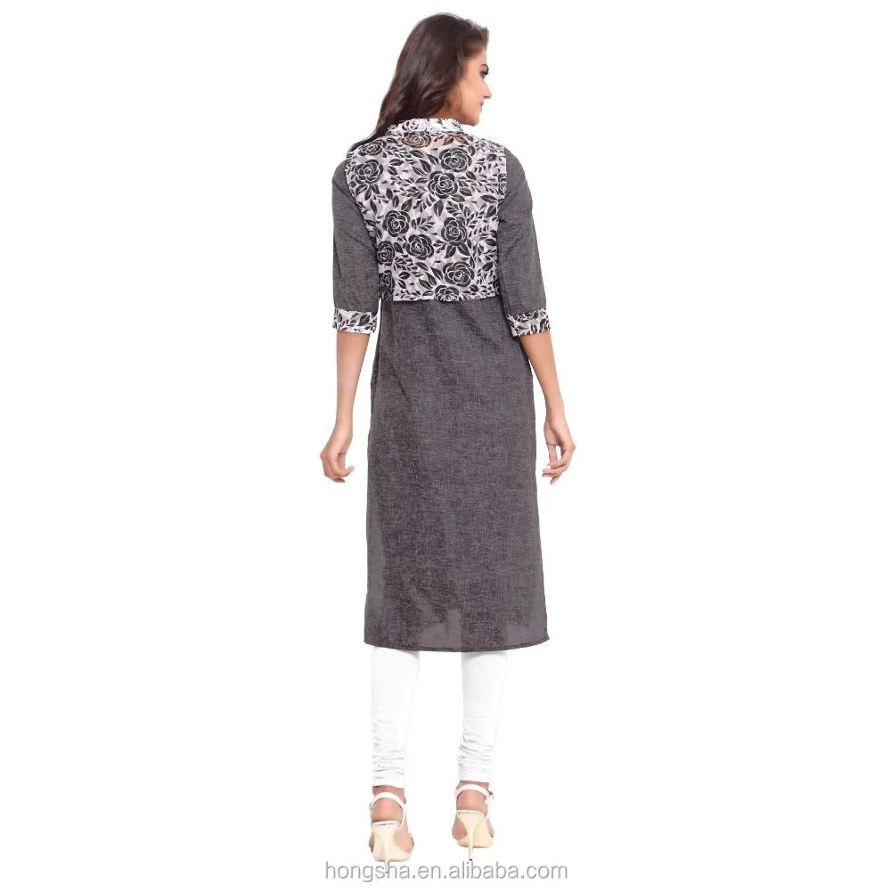 Cotton Knee Long Ladies Jaipuri Jacket Kurti at Rs 550/piece in  Chittaurgarh | ID: 22202587073