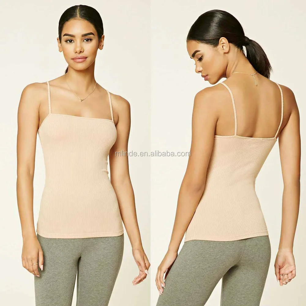 seamless cami with built in bra