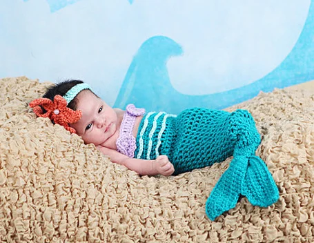 
Оптом одеяла русалки детские милые Русалки фото реквизит 