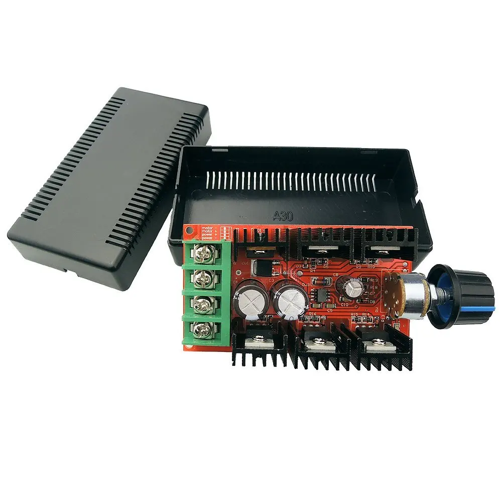 40A PWM DC Controller Velocità Motore 12v 24v 36v 48v con Potenziometro  Manopola - Arduiner - Arduino Components Shop