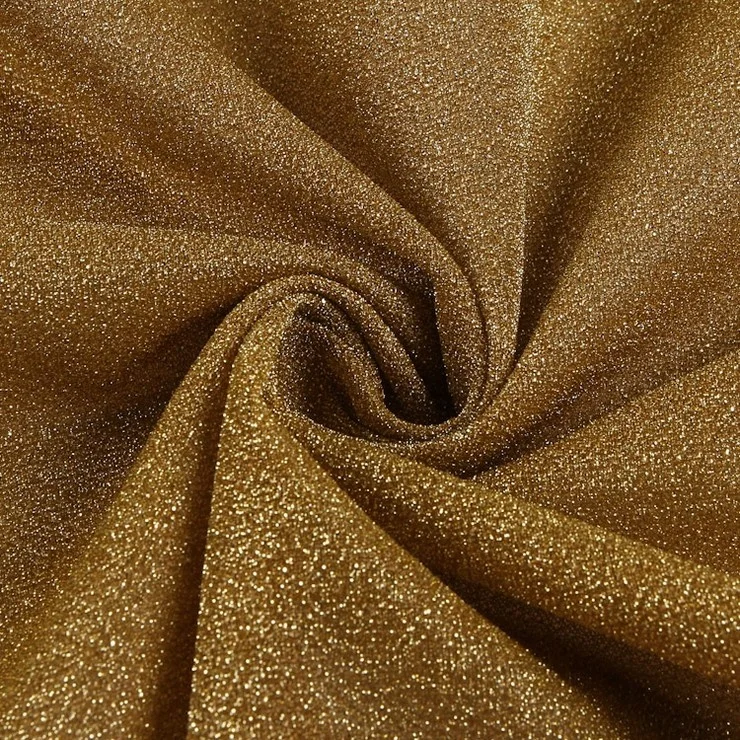 Newest Metallic Tinsel 100% Polyester Shiny Lurex Micro Soft Mesh Fabric for Women Garment