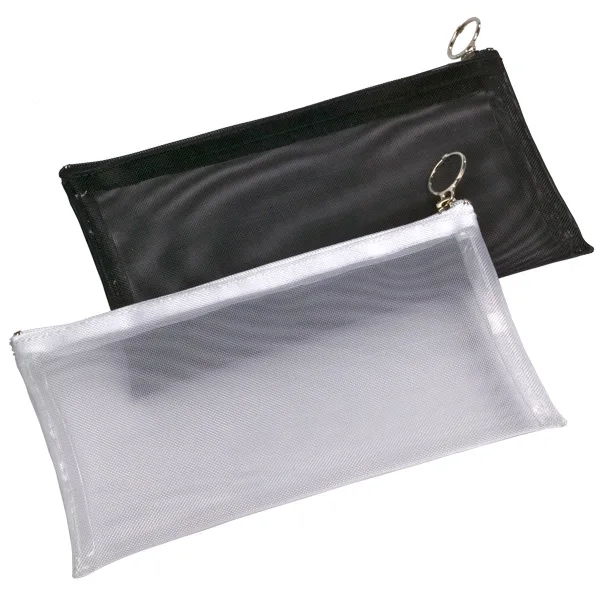 nylon pouch with zipper