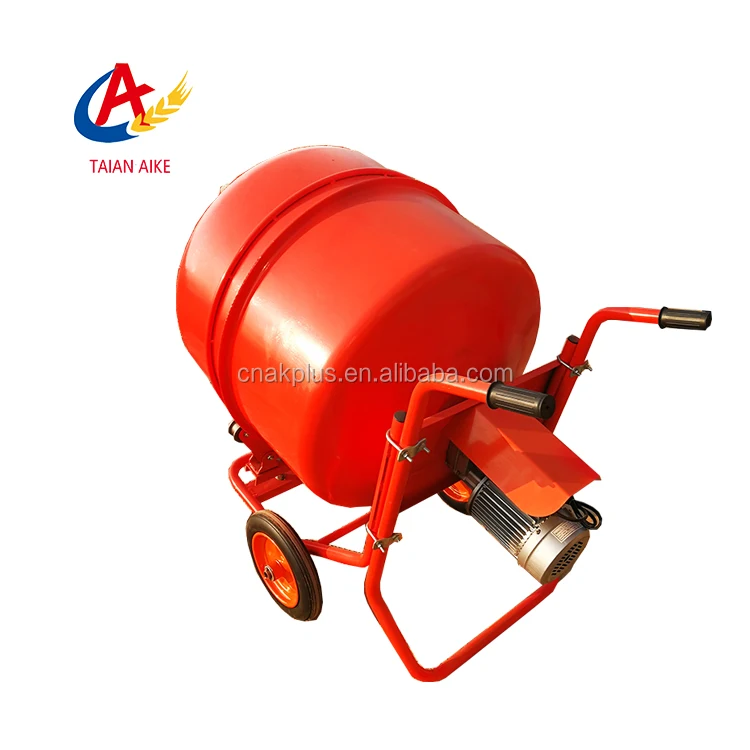 Простая в эксплуатации многопрофильная мини-Ручная Электрическая цементная Бетономешалка