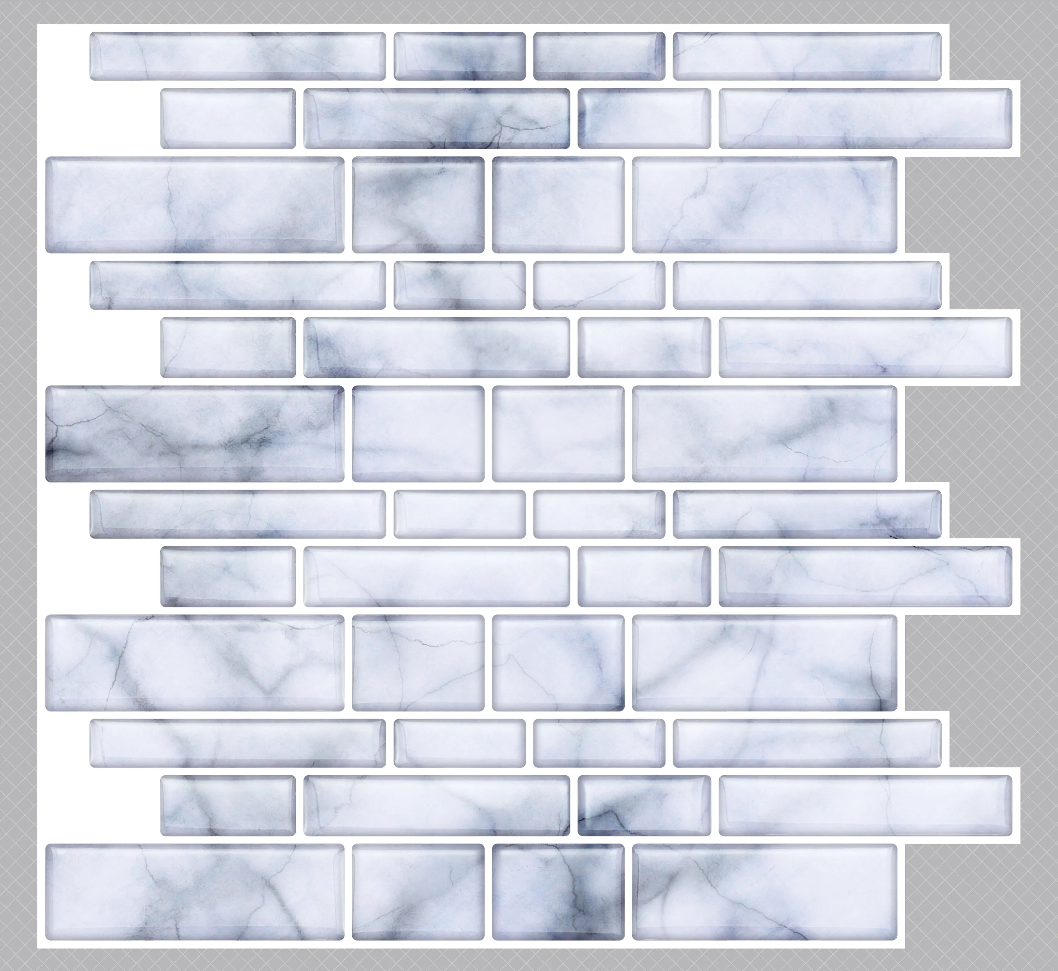 
 Кухонная клейкая стеклянная плитка, самоклеящаяся мозаичная плитка, настенная плитка  