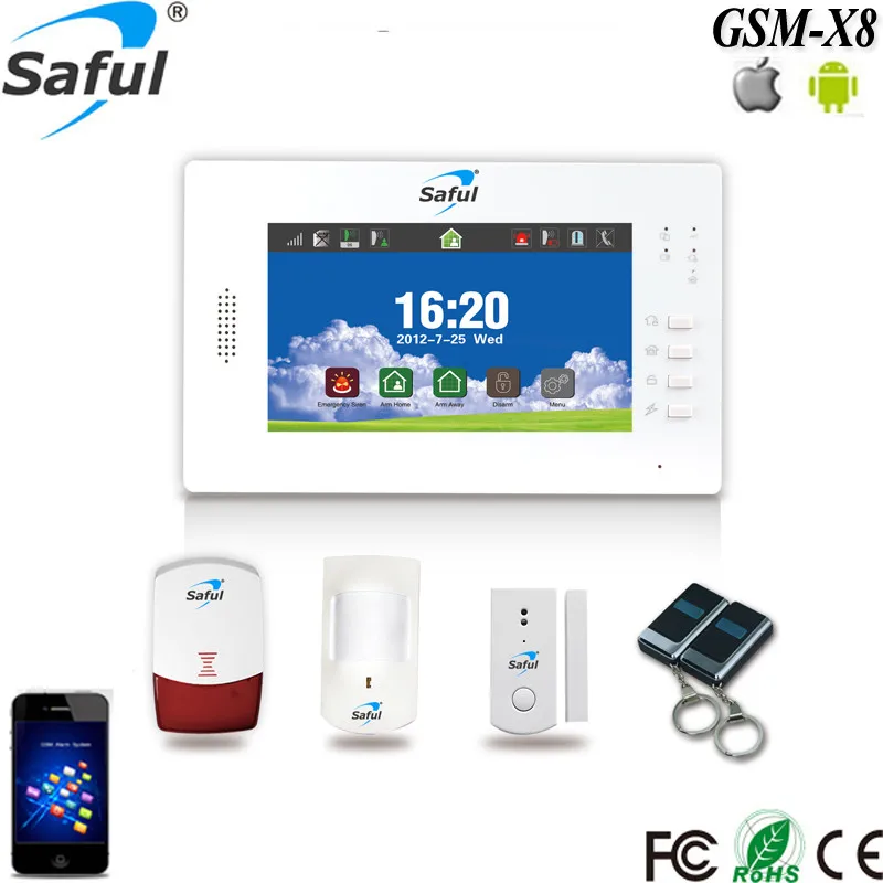 Home Automation Intruder GSM PSTN Alarm System,low battery alert alarm