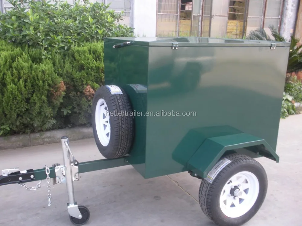 Powder Coated 4X4 Small Enclosed Dog Trailer