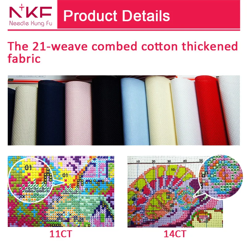 Набор для вышивки с изображением ландыша NKF крестиком Joy Sunday фабричные наборы текстильное и тканевое фольклорное искусство