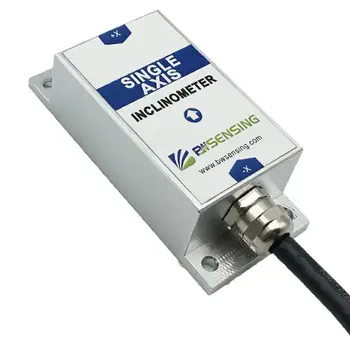 BWSENSING Single Axis Inclinometer BWM416 Accuracy  0.01 Deg Digital Output RS232 RS485 TTL for optional