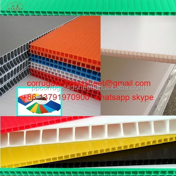 polypropylene pp double layer plastic sheets