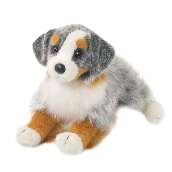 Realistic Australian Shepherd Dog High Fidelity Cute Plushie Dogs Plush Toys  Lifelike Animals Simulation Stuffed Doll Toy Gifts - Stuffed & Plush  Animals - AliExpress