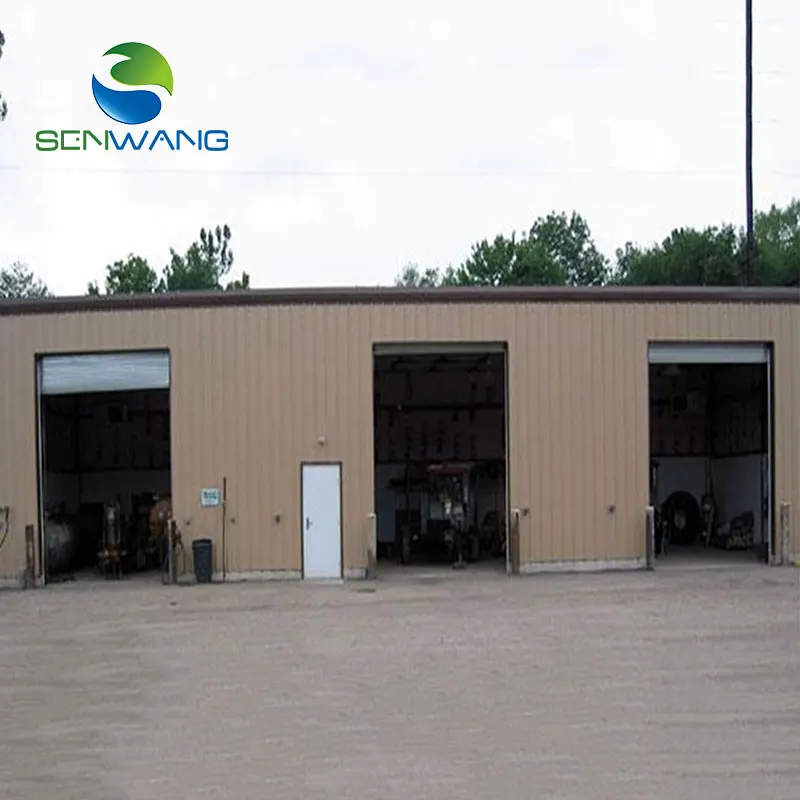Prefabricated Waterproof Canvas Metal Steel Structure Car Garage Design