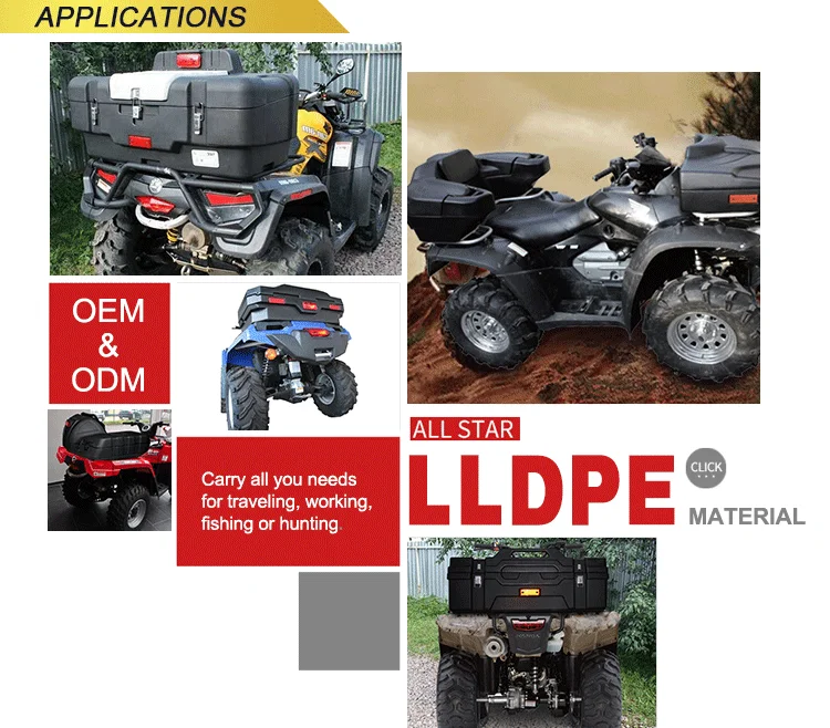 Quad Front Box 50L ATV Front Cargo Box for Quads Over 250cc - Waterproof, Durable ...