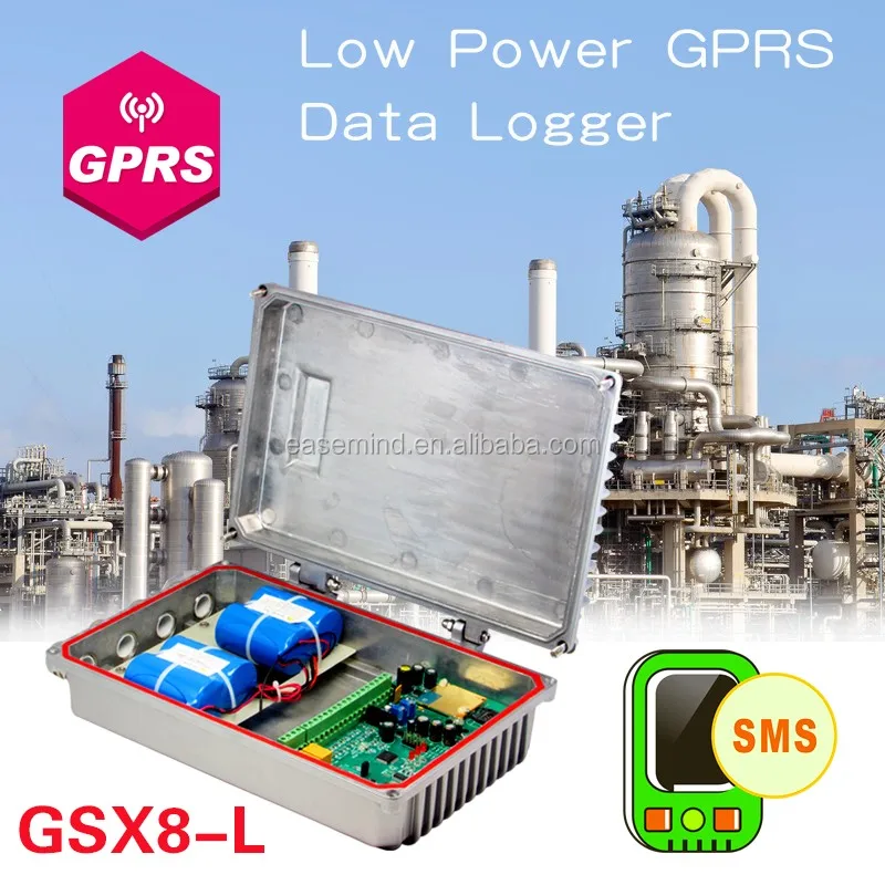 Gsx8l Gprs Multi Channel Low Power Water Meter Water Pressure Data