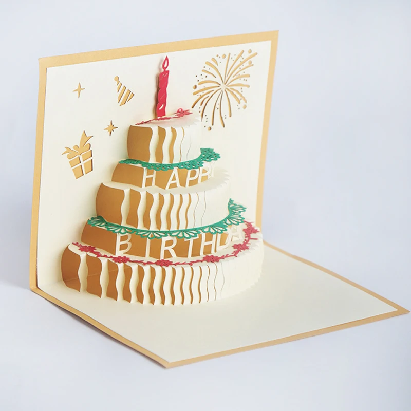 Carte De Vœux 3d Petit Anniversaire Couleur Rouge Et Or Decorations Amusantes Pop Up Creatif Gateau Dessin Anime Buy Carte D Anniversaire 3d Carte De Voeux Joyeux Anniversaire Carte D Anniversaire Product On Alibaba Com