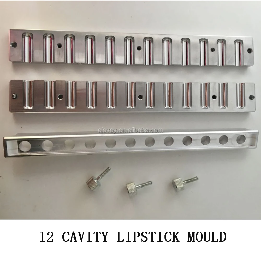 Makingcosmetics Lipstick Mold 12 Cavity Stainless Steel Cosmetic
