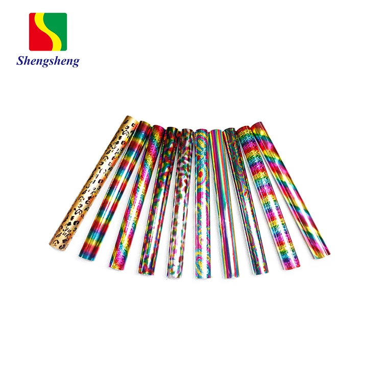 High Quality Customized Multi Color  Print 7 Colour Hot Stamping Foil With Good Price