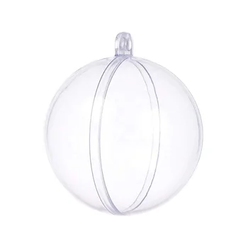 DIY Christmas ornaments christmas decoration supplies transparent plastic ball for holiday decoration