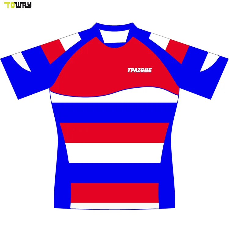 Softtextile Blank Wholesale Short Sleeve Custom Rugby Shirt