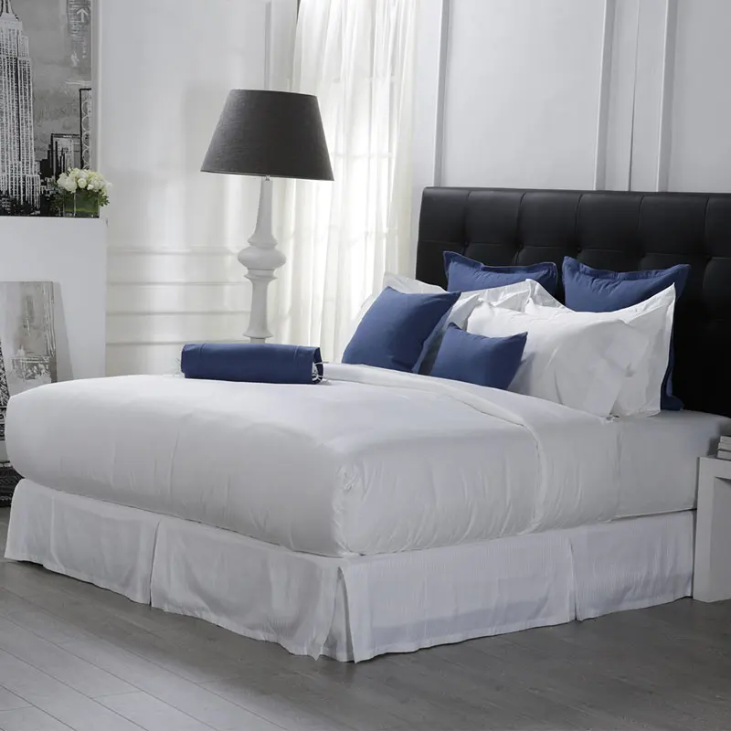 Free Sample 1000 Thread Count Egyptian Cotton King Size Bed Sheet Sets for  Sofitel Hotel
