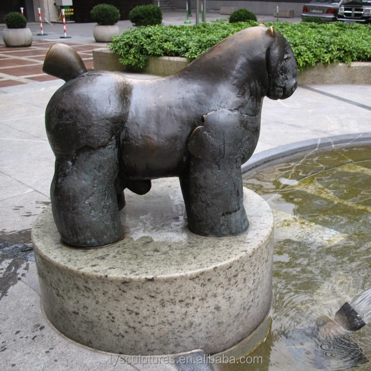 幾何学的ブロンズウサギ彫刻 ブロンズ像 古銅 うさぎ 兎 一對 置物 重さ合計約2076g D R7486