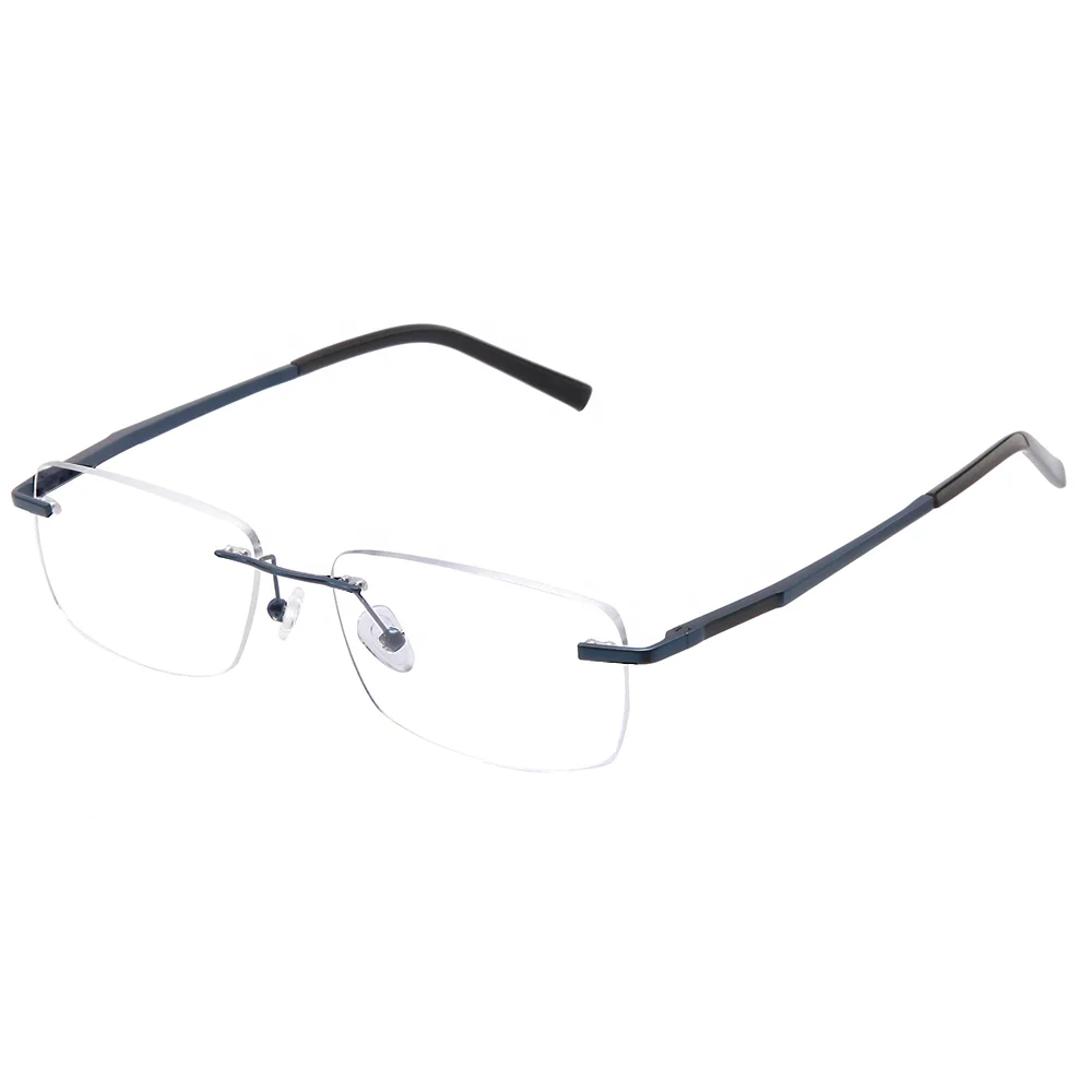 Simple Design Rimless Optical Glasses Frame Women Men Grandparents  Comfortable Rectangle Spring Hinge Metal Spectacle Frame - Buy 2020 Latest  Eyewear Model High End Business Style Gentleman Male Glasses Frame,Slim  Style Vintage