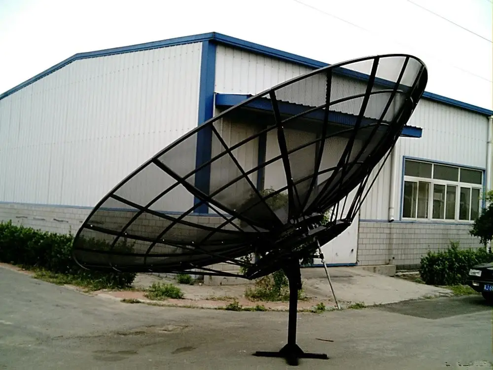 6FT 8FT 10FT 12FT 16FT 20FT 22FT Outdoor Ground C Band Satellite Dish Antenna Aluminum Mesh TV Antenna
