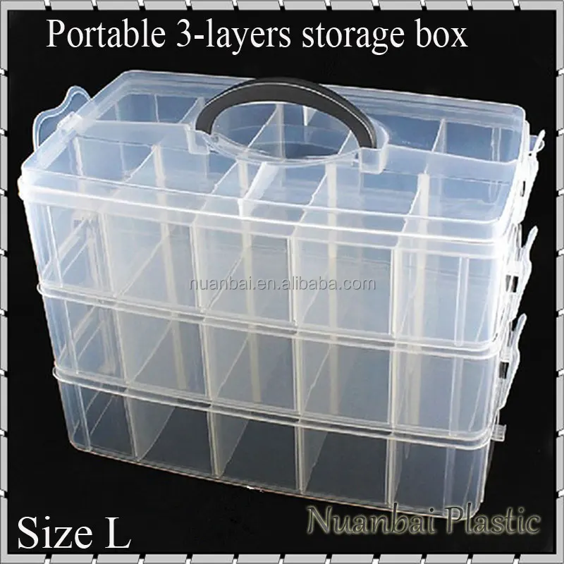 Portable Dual Layer Mini Plastic Storage Box – Sparta3D