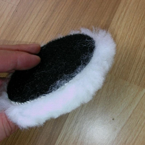 Набор шерстяных войлочных полировочных насадок для кузова автомобиля 2 шт. 5