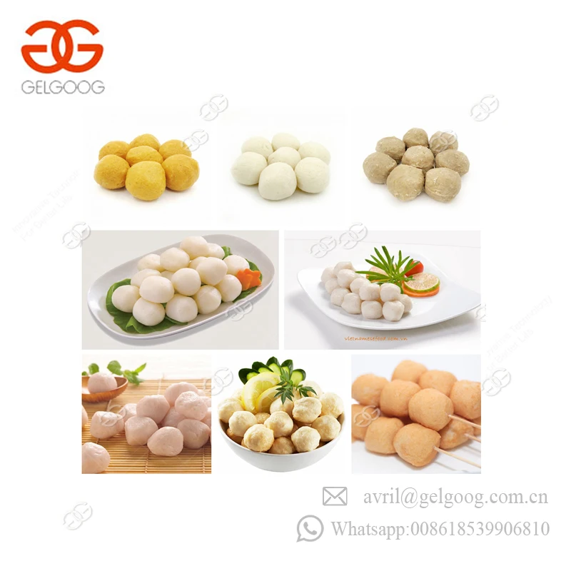 Automatic Electric 60MM Meatball Extruder Forming Processing Machinery Fish Roll Maker Chicken Meat Ball Making Machine for Sale