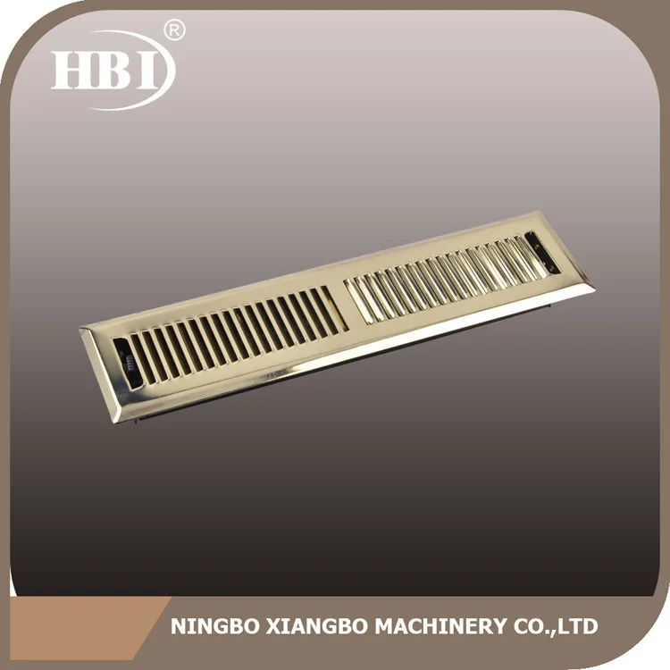 Hvac Oil-brushed Bronze Contemporary Steel Floor Vent/register Satin ...