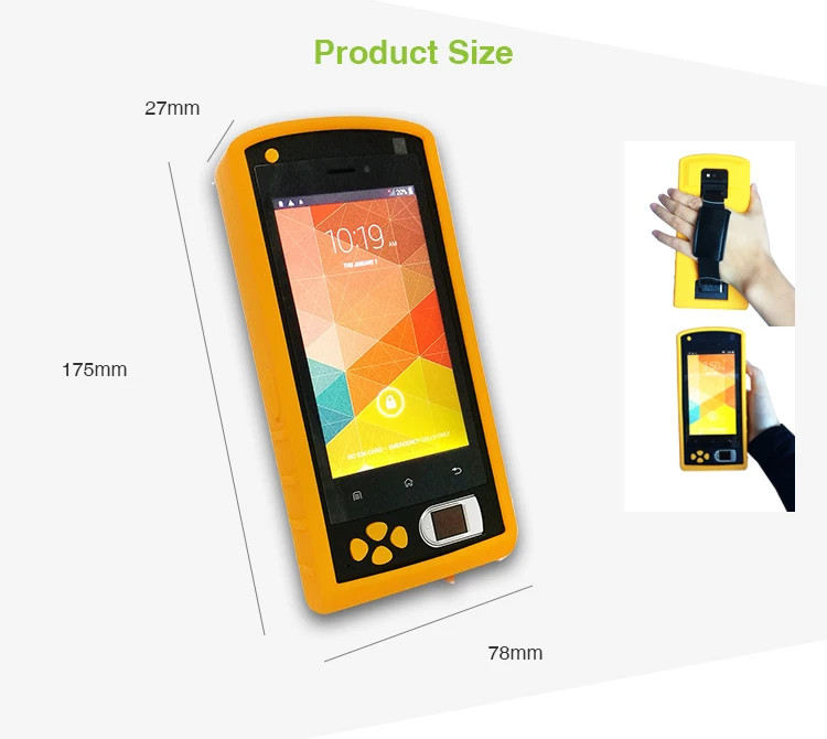 China Android TCP IP Wireless SIM SMS Student Biometric Attendance System
