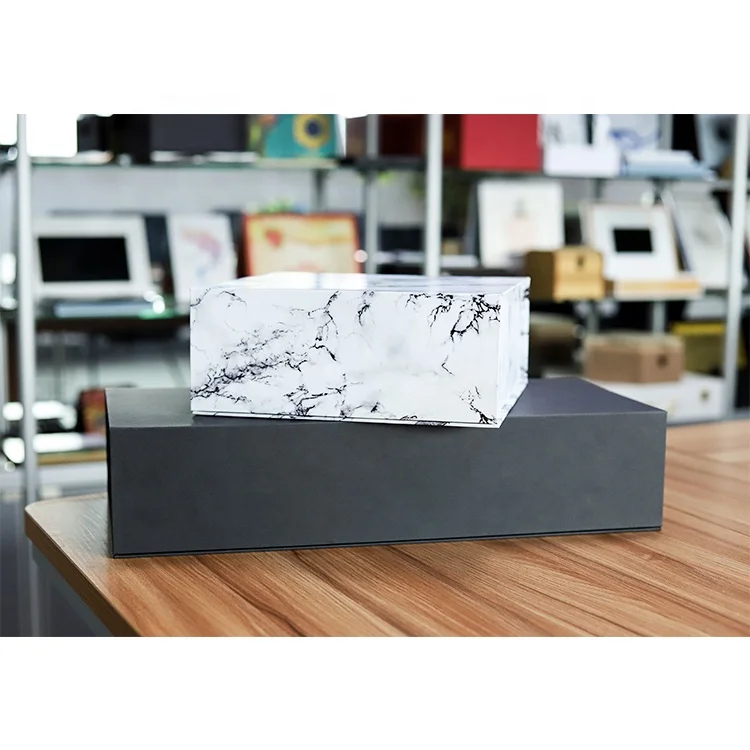 More Choice Hign End Customized 7 Inch LCD Screen Light Control Video Card Gift Box Invitation Video Packaging Box for Jewelry