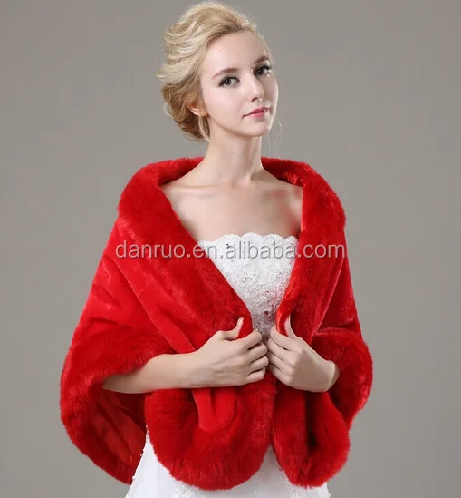 Чемпион/слоновая кость накидка из искусственного меха пальто шерстяной свадебная