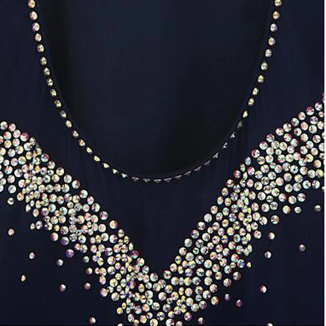 Eiskunstlaufkleid Mit Strass - Langarm Wettkampfkleid Für Damen & Mädchen