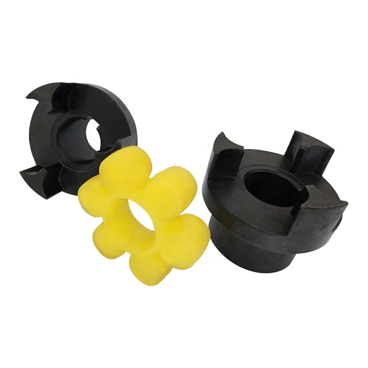 ml Elastic Rubber plum Elastic Spider Flower Jaw Flexible Coupling for Motor