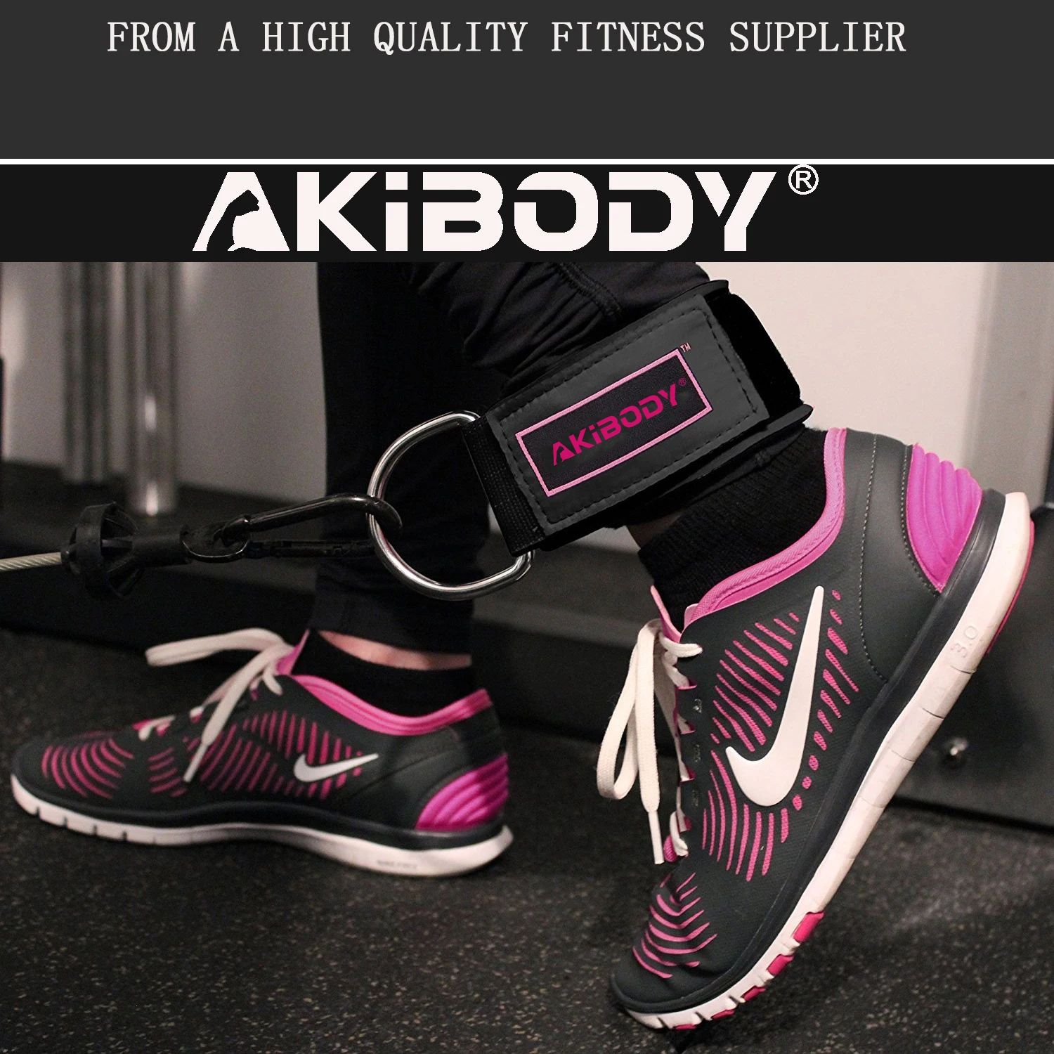 Фитнес-Тренажерный зал Спорт D-образное кольцо мягкие ремни на лодыжку для кабельных машин защита колена