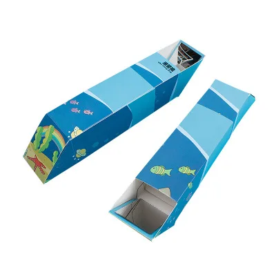 Custom Folding Educational Toy Science DIY Mini Cardboard Telescopic Periscope for Sale