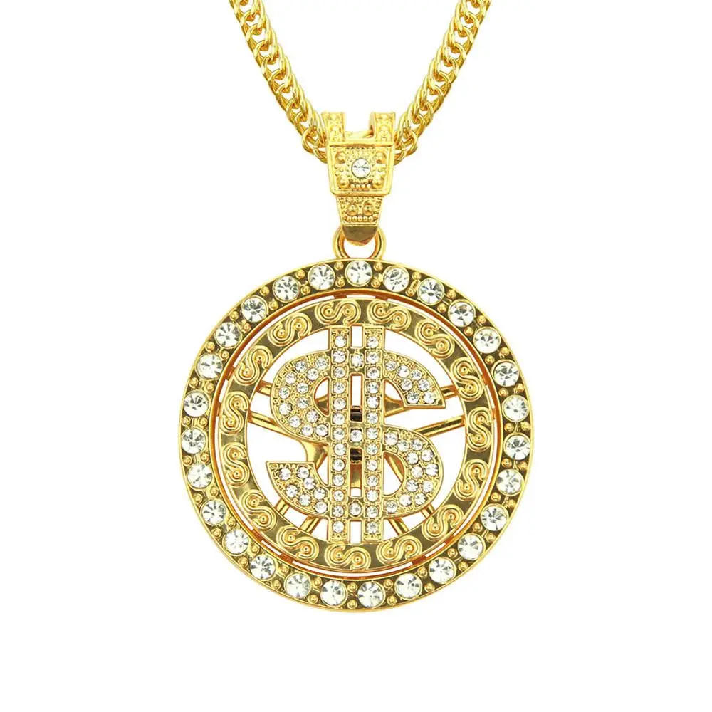 Fashion Gold Color Hollow Round Medal 