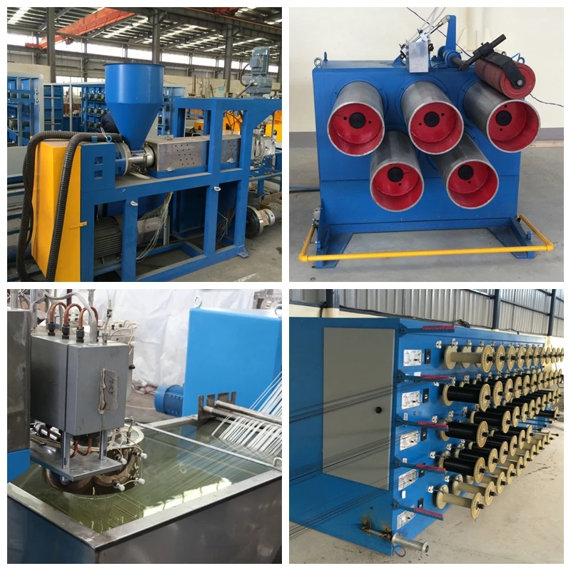 ペットボトルフレークを糸製造機ブラシほうきモノフィラメント糸