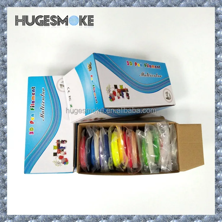 Hugesmoke 2018 3d Принтер Нити заправки 1,75 мм abs pla 20 видов цветов с светятся в темноте Цвет 3d волокнонные нити